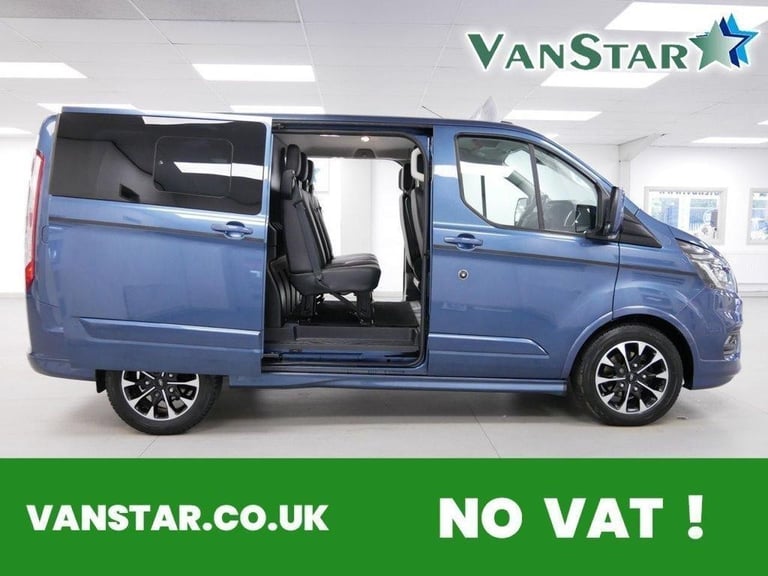image for 2020 FORD TRANSIT CUSTOM 320 2.0 EBL 185 SWB SPORT AUTO CREW 5 SEAT ( NO VAT )