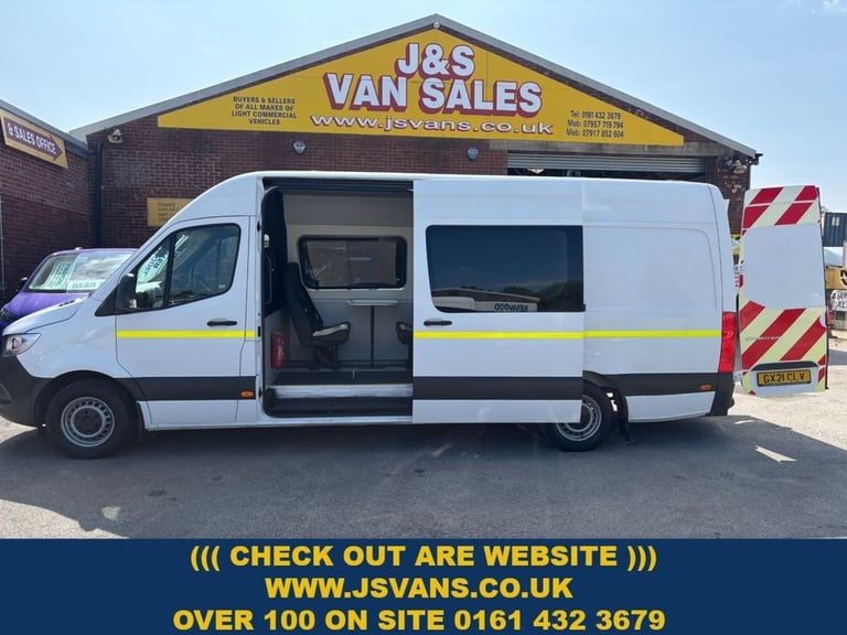 2021 21 MERCEDES-BENZ SPRINTER 2.0 315 CDI PROGRESSIVE MESS UNIT VAN LWB 29K  6 