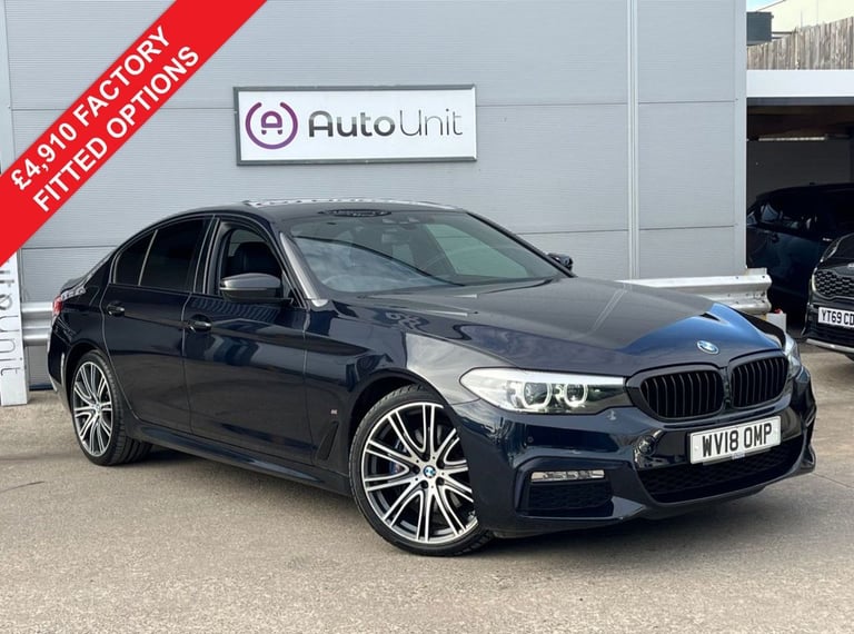 2018 BMW 5 SERIES 530E 9.2KWH M SPORT PETROL PLUG-IN HYBRID AUTO 