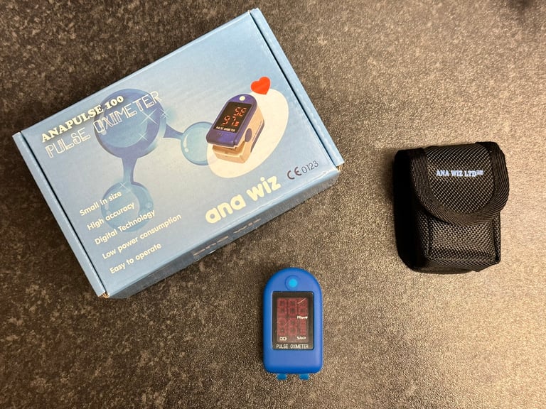 Finger Pulse Oximeter With LED Display