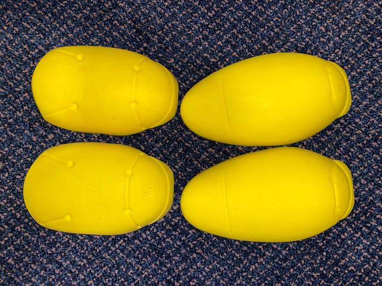 Soft CE Elbow and Shoulder Armour Inserts for Motorcycle Jackets Level 1 ARMR