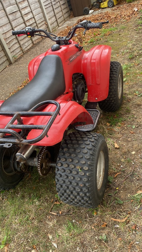 2 stroke 100cc quad runs well very fast