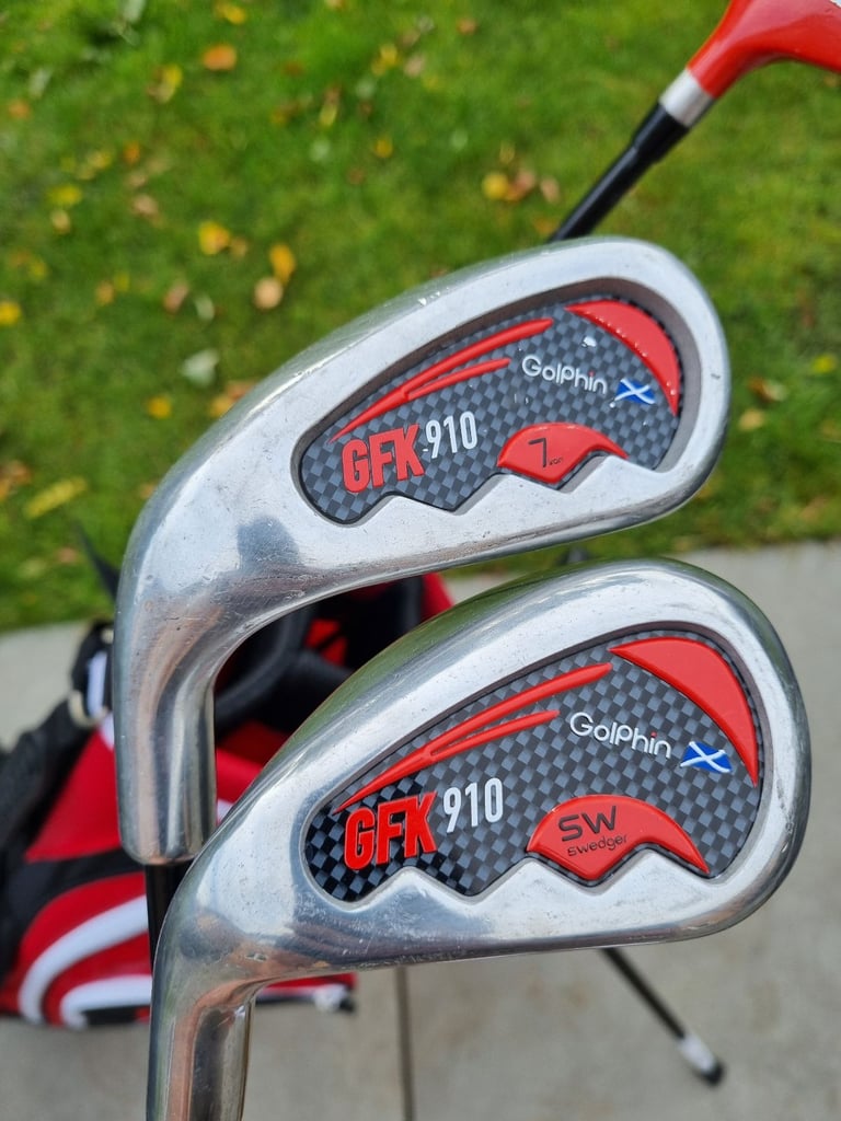 Golphin Junior 5 Piece Golf Set Red 910 Left Handed 