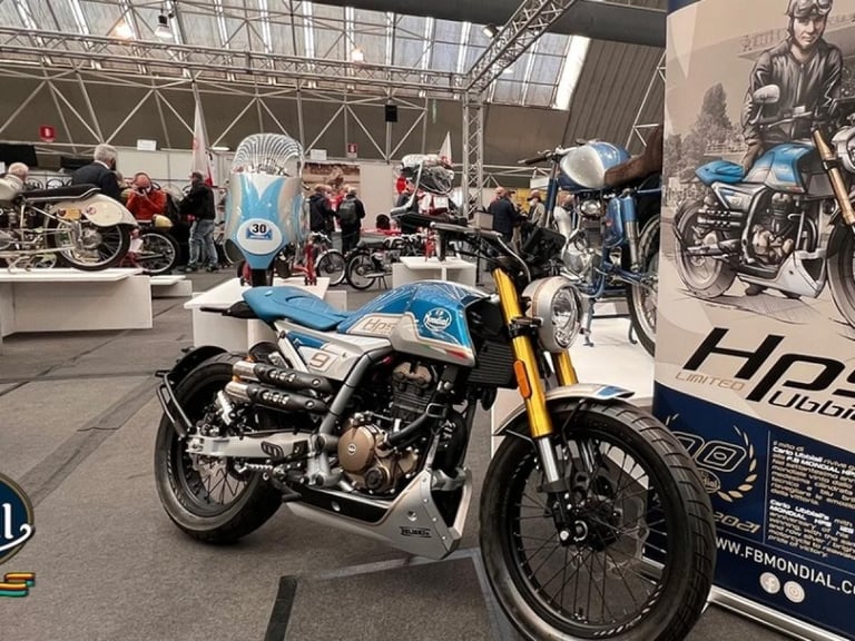Mondial HPS 125 Ubbiali Edition 2024 Modern Classic Retro Cafe Racer Motorcyc...