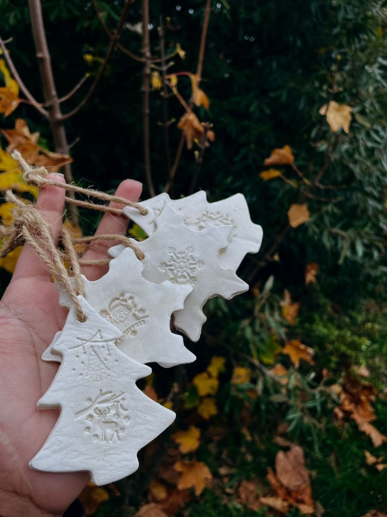 Handmade Christmas tree ornaments 