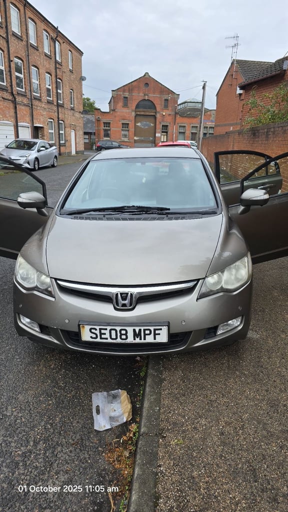 Honda, CIVIC, Saloon, 2008, Other, 1339 (cc), 4 doors