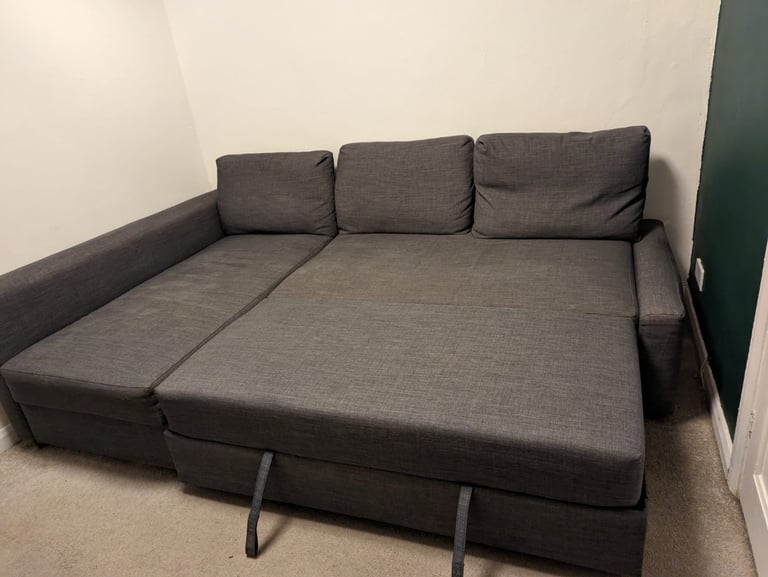 IKEA Frighten Grey corner Sofa bed I can deliver today! in Barnes