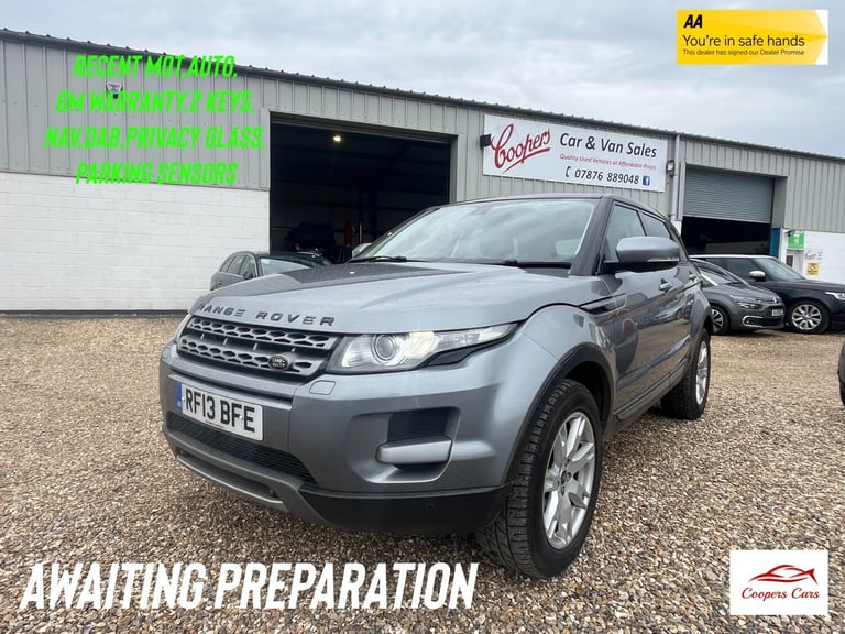 2013 Land Rover Range Rover Evoque 2.2 SD4 Pure 5dr Auto [Tech Pack] SUV Diesel Automatic