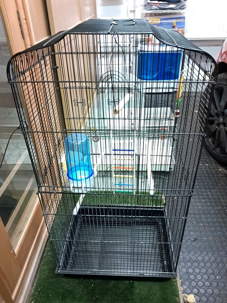 3 bird cages , small , breeding & large 