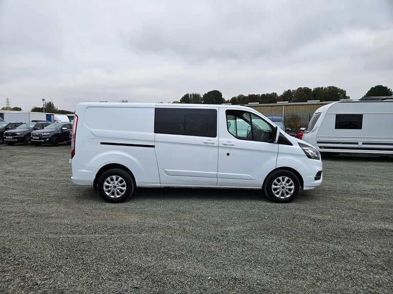 2021 ON A 70 FORD TRANSIT CUSTOM 320 TDCI LIMITED 130BHP CREWVAN ONLY 93K MILES