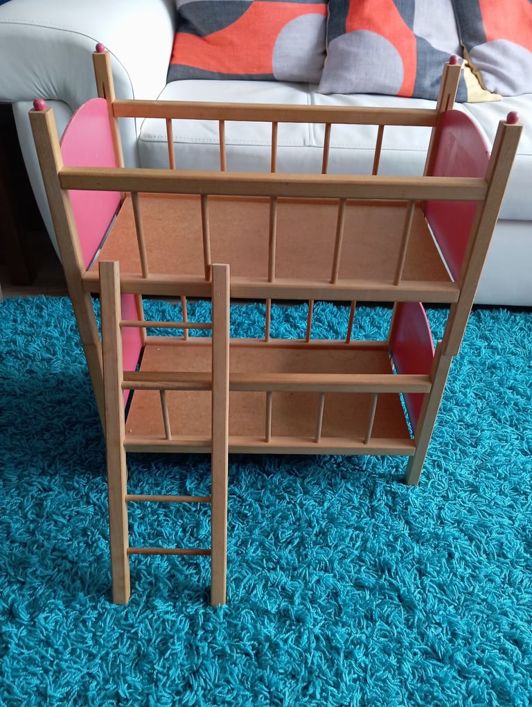 Bunk bed toy pink
