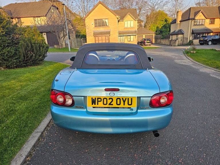 ★MAZDA MX-5 1.8-vvt ★50,000 MILES! STUNNING EXAMPLE! RARE CRYSTAL BLUE COLOUR MX5 ROADSTER 146BHP 