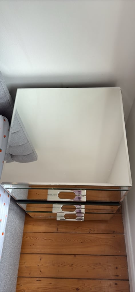Next mirrored drawers