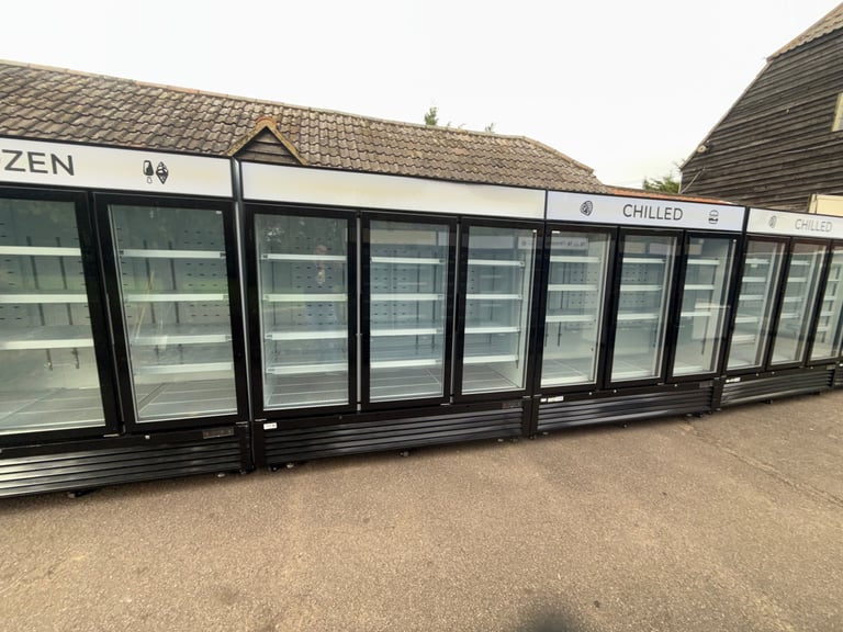 Commercial upright fridges or freezers cafe shop restaurant top quality 