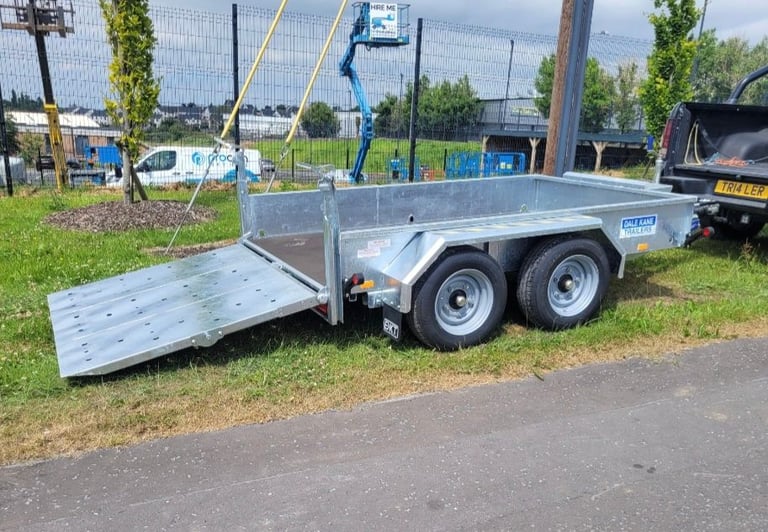image for Dale kane 8x5ft plant trailer  3ton gross ramp leds