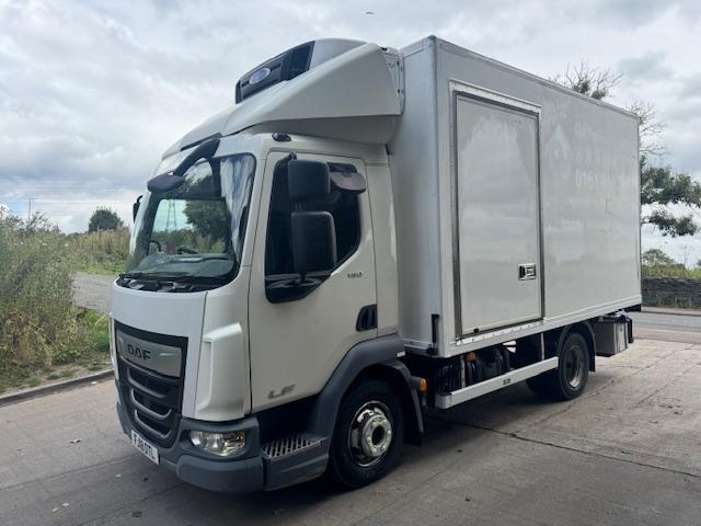 2018 18 DAF LF 150 Euro 6 14ft fridge box side door Carrier Supra diesel freezer