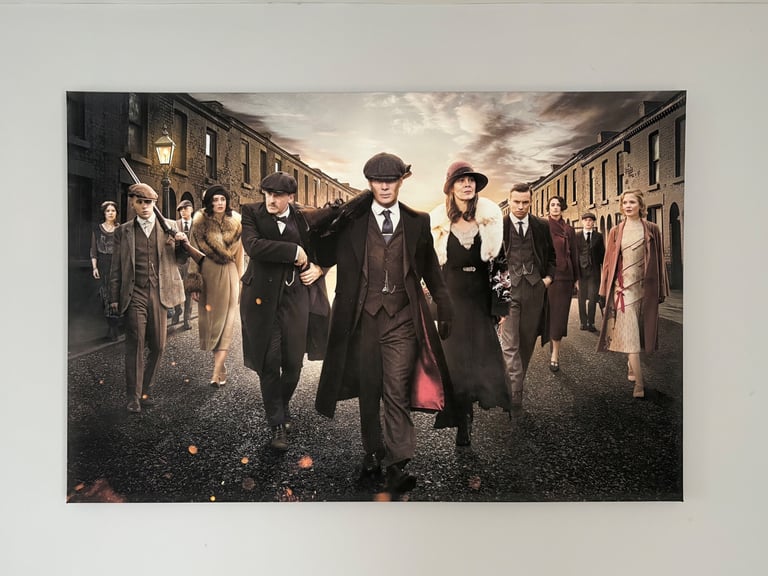 image for Peaky Blinders Crew - CANVAS WALL ART ARTWORK 35MM DEEP FRAMED PRINT