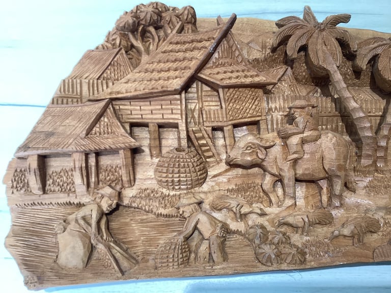 Hand Carved Wall Decoration 