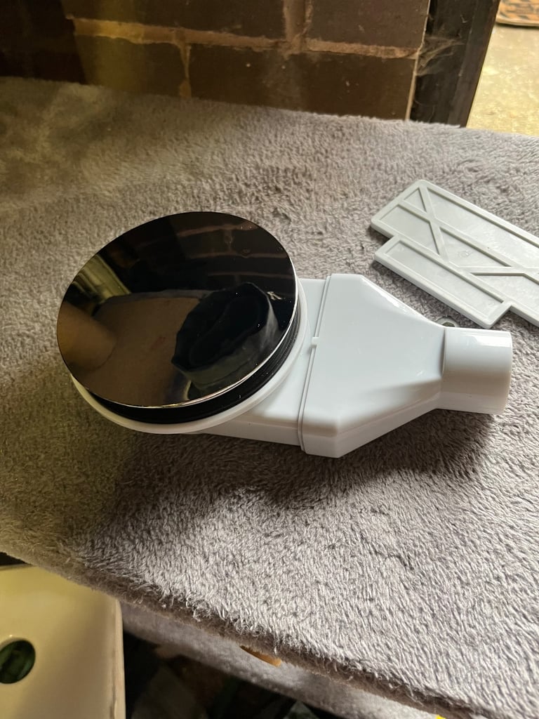 image for Chrome slimline shower tray trap