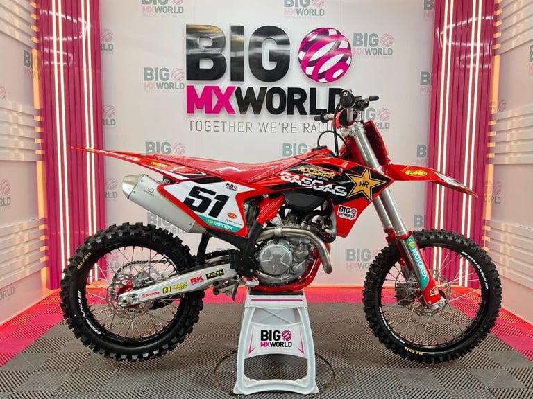 Gas Gas MCF 250 2024 - Barcia Rockstar Factory Replica- SM Pro Wheels- BRAND NEW