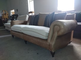 Halo Timothy Oulton Distressed sofa settee 3 seater Deliv Poss