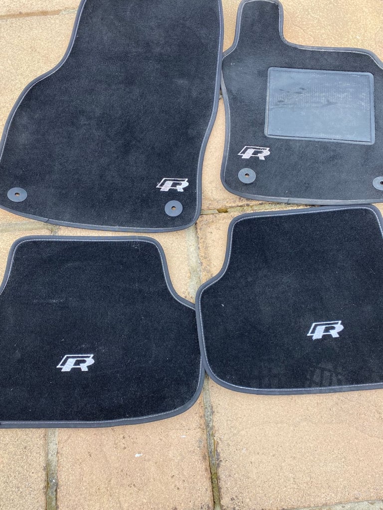 image for Black car mats for Golf R good condition