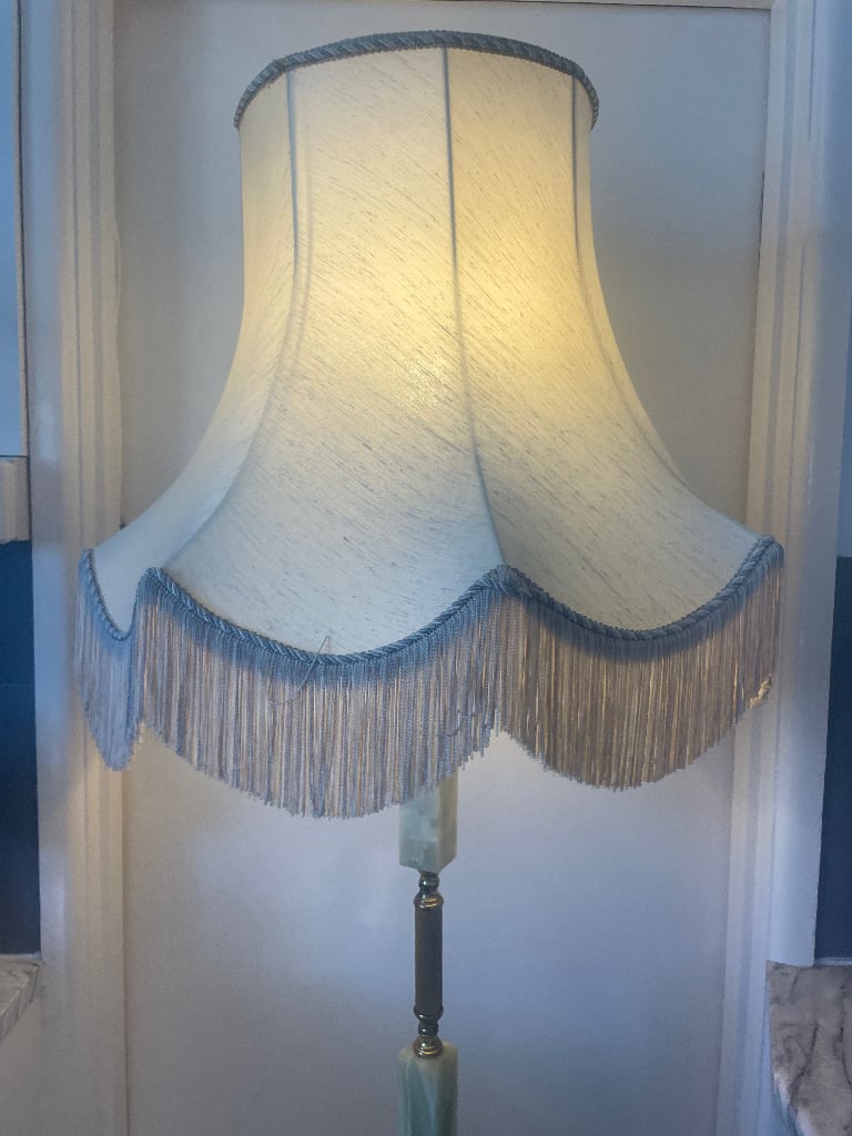 vintage marble lamp