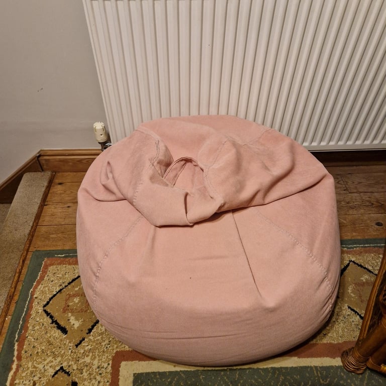 image for Bean Bags Soft Dusky Pink x2 Great Condition 
