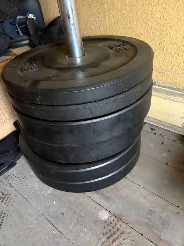 Barbell Olympic and bumper plates