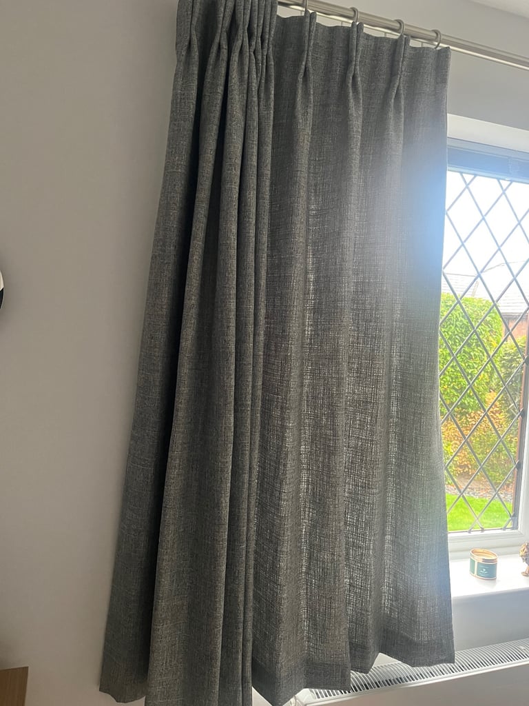 image for Pair of grey curtains 