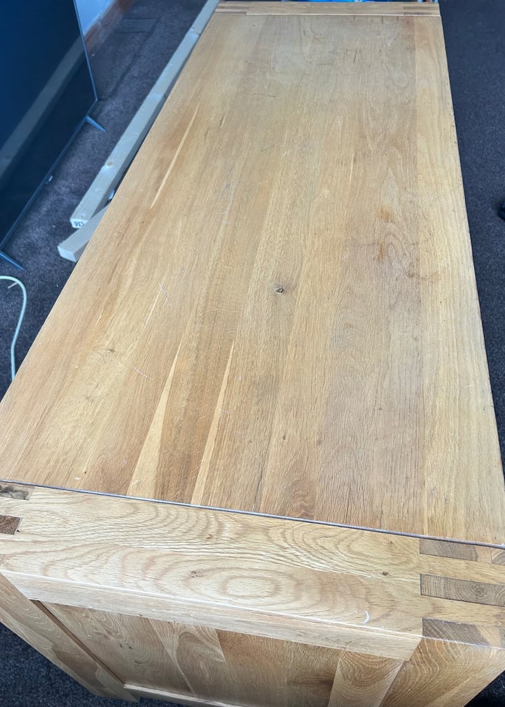 Aston Solid Oak TV Cabinet