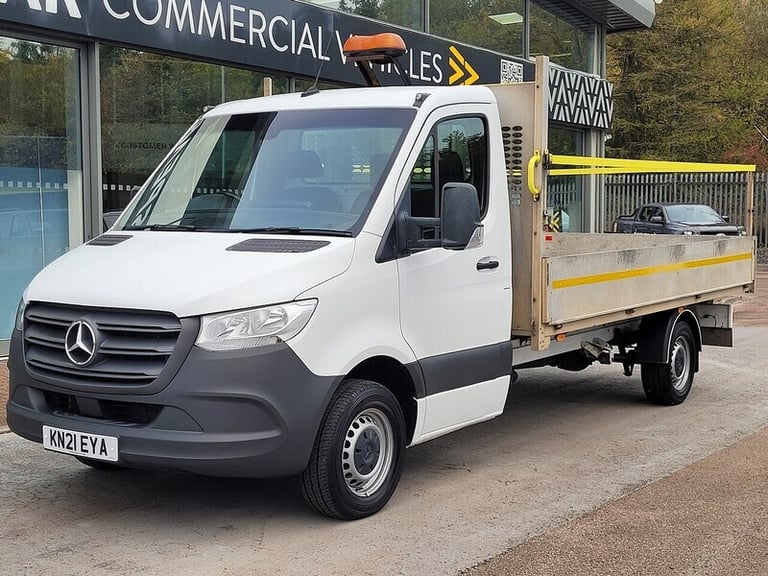 2021 Mercedes-Benz Sprinter 150ps 315 CDI Progressive Dropside with Air Con &amp; Tow Bar Dropsid...