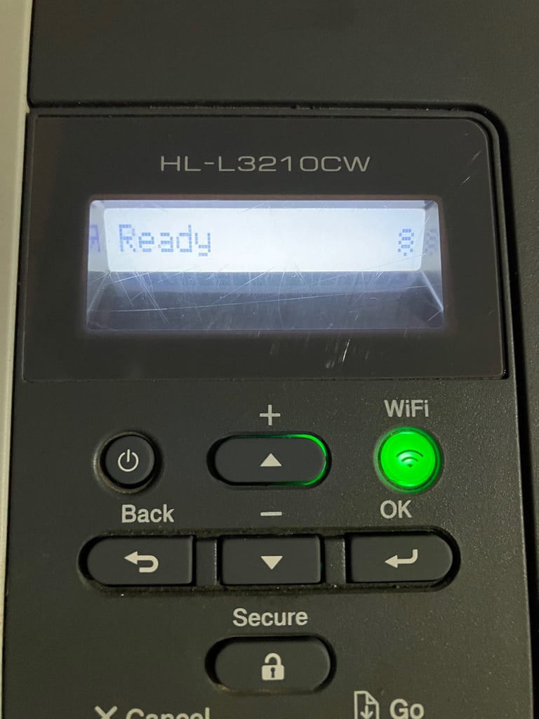 Brother toner colour printer HL L3210 CW