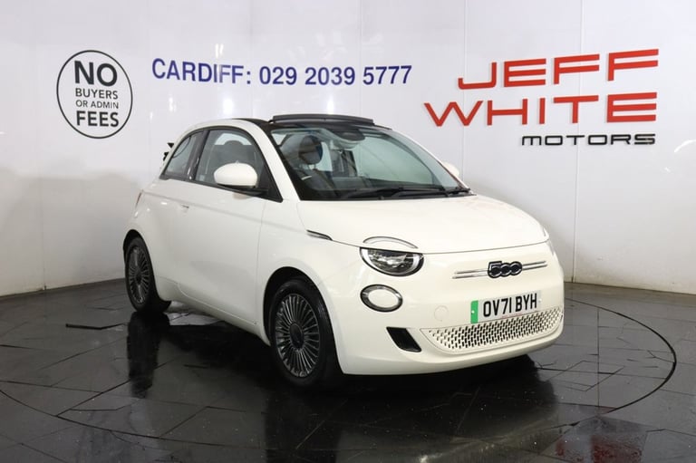2021 Fiat 500e C 42kWh Icon 2dr Auto Convertible (SAT NAV, CRUISE)  Convertible ELECTRIC Automatic