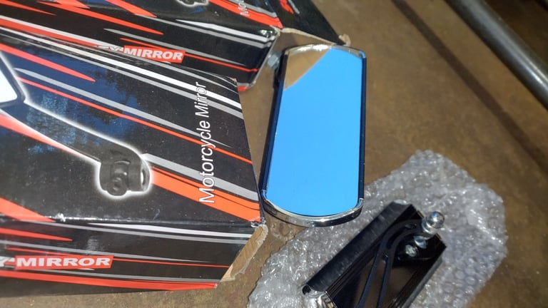 4 x rearview mirror bike motorcycle quad moped kit car body styling