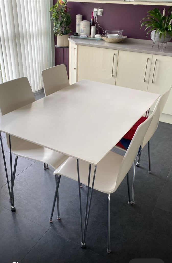 John Lewis 4 seater Dining Table with Chairs