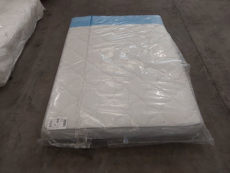 image for QUALITY BAGGED DOUBLE 135cm AIRSPRUNG LUXURY QUILTED MEDIUM MATTRESS