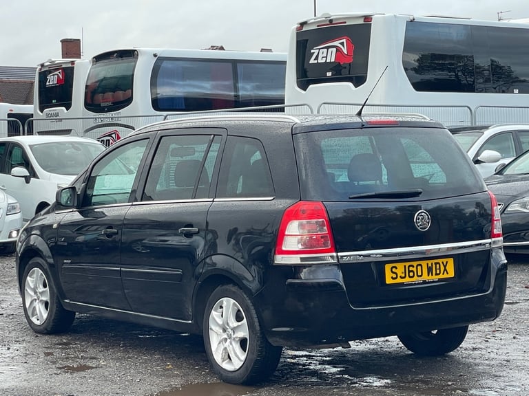 * 60 2011 VAUXHALL ZAFIRA 1.6L + IDEAL FAMILY 7 SEATER + LONG MOT * 