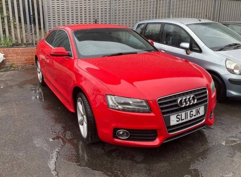 Audi A5 Coupe 2011, Red, 6 speed Manual, 1.8L Petrol, ULEZ Compliant