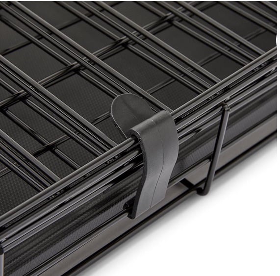 Pets at Home Single Door Folding Dog Crate Black X Large 48"