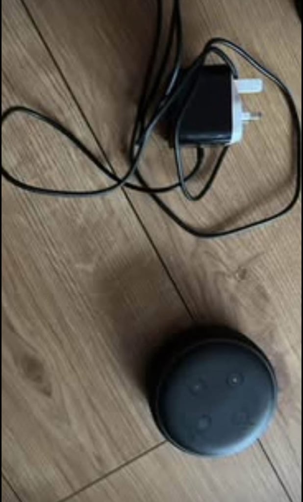image for Amazon echo dot 3rd gen smart speaker  with power cable