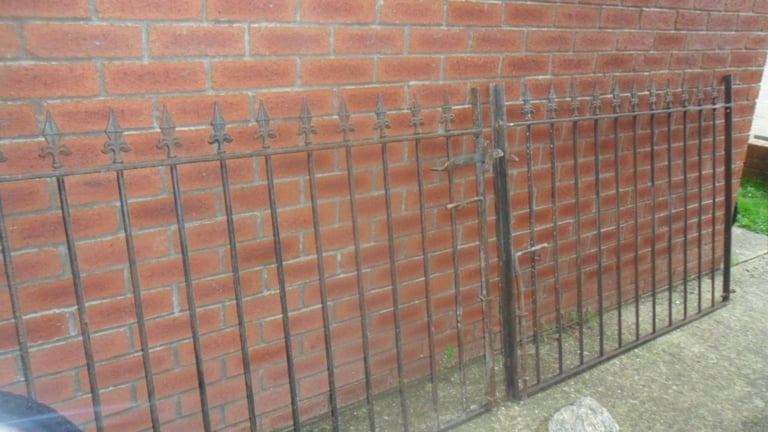 image for PAIR OF WROUGHT IRON GATES