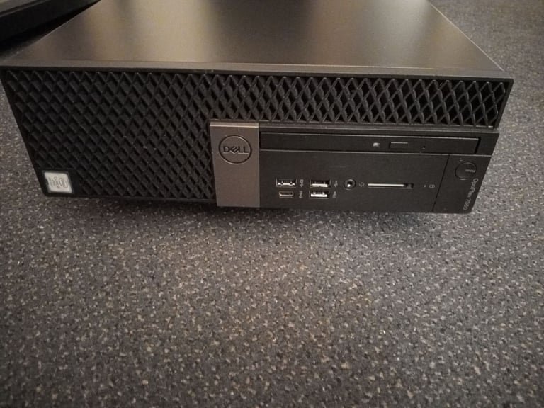image for DELL I5 8500 SFF  small ,but quiet and fast - win 11 - 500 gb ssd- pc computer desktop 