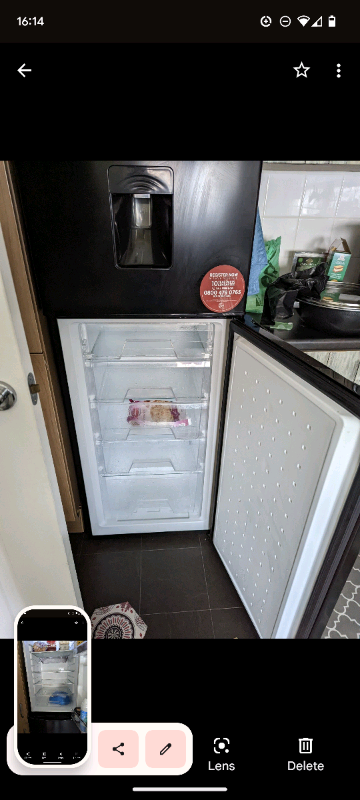 Hoover fridge freezer.