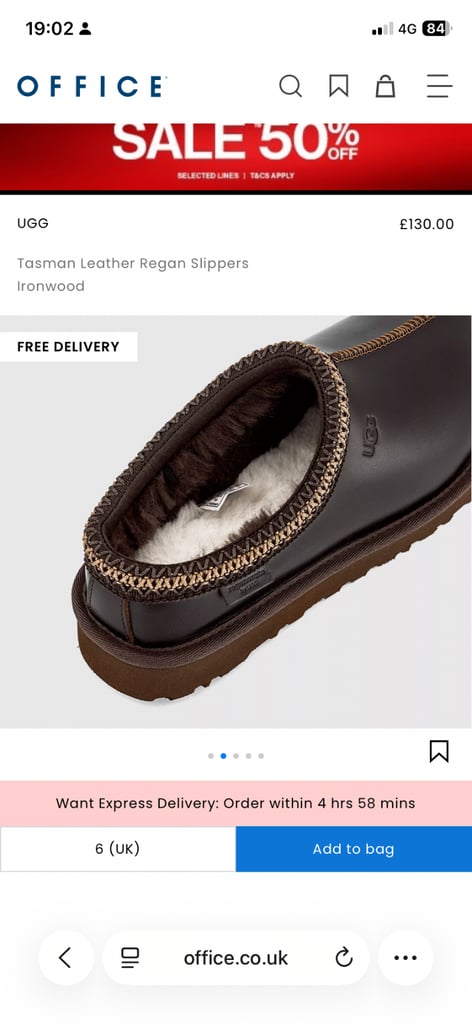 image for Leather ugg 