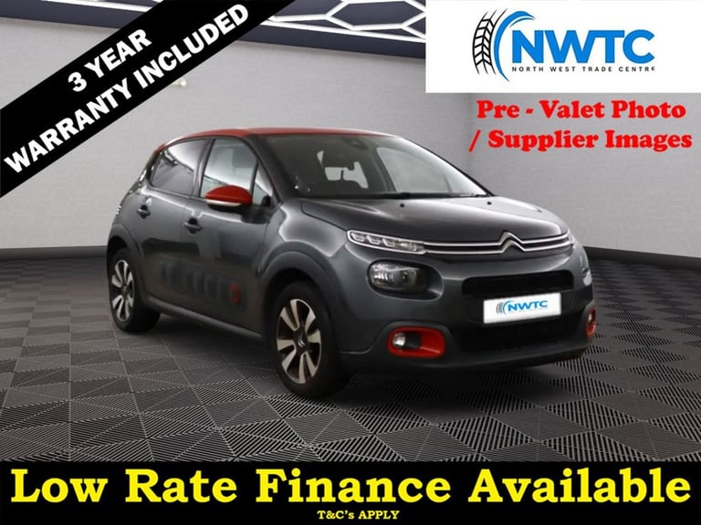 image for 2017 Citroen C3 1.2 PureTech Flair Hatchback 5dr Petrol Manual Euro 6 (82 ps) 2 FORMER OWNE Hatch...