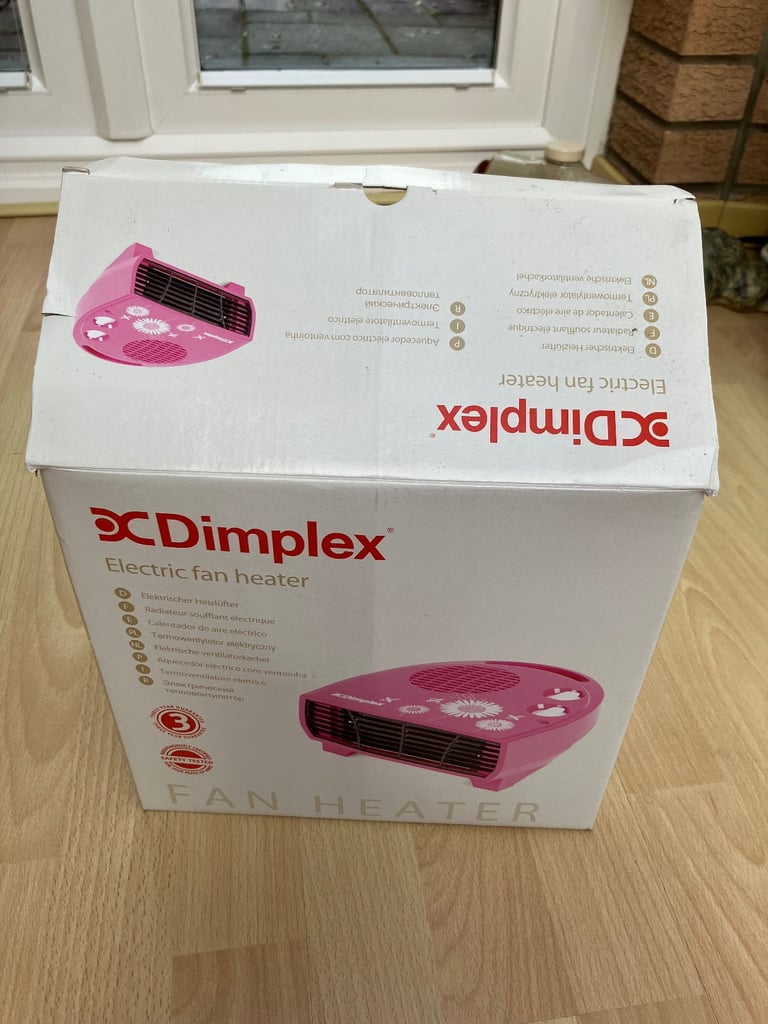 Dimplex pink 2kw electric fan heater