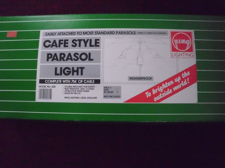 Cafe   Style Parasol Light