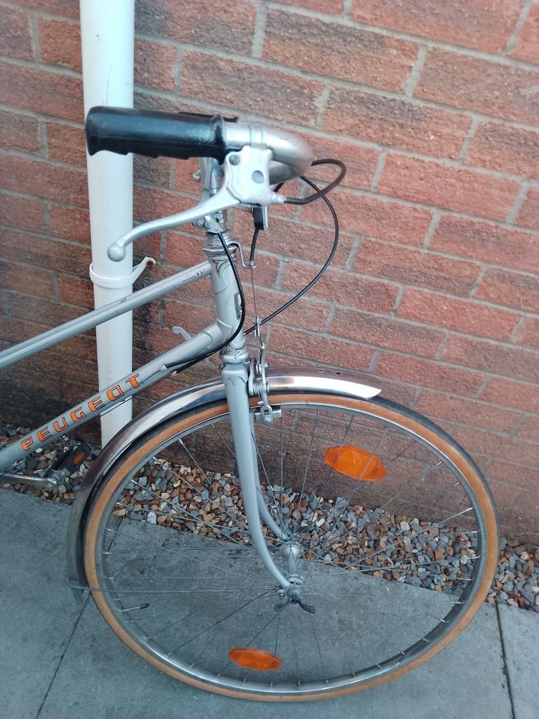 Stunning Retro Vintage Ladies Peugeot Record Du Monde Mixte Hybrid Commuter Road Bike Bicycle