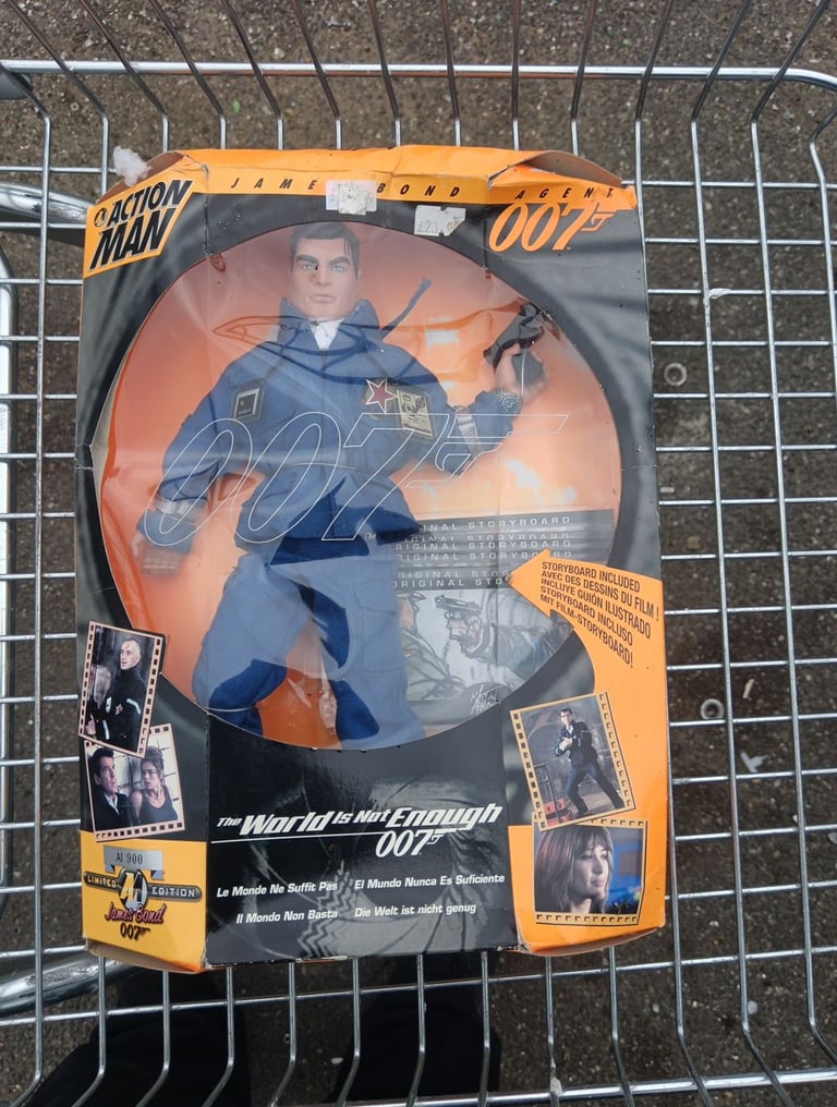 image for Action Man 007 official merchant vintage rare 